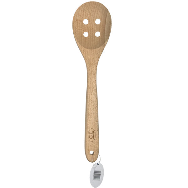 Catering Line Wood Perforated Spoon 30cm