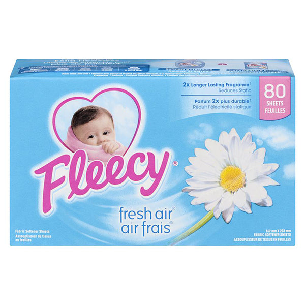 Fleecy Sheets Fresh Air 80 ct
