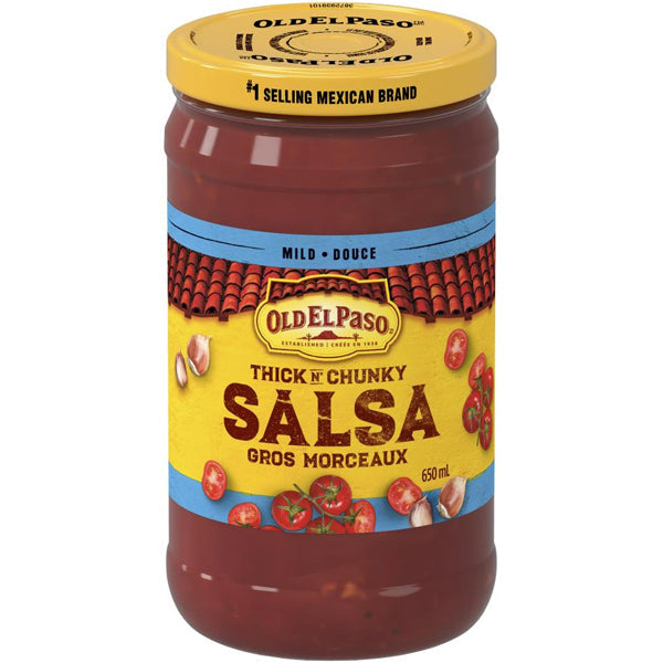Old El Paso Thick Chunky Mild Salsa 650 mL
