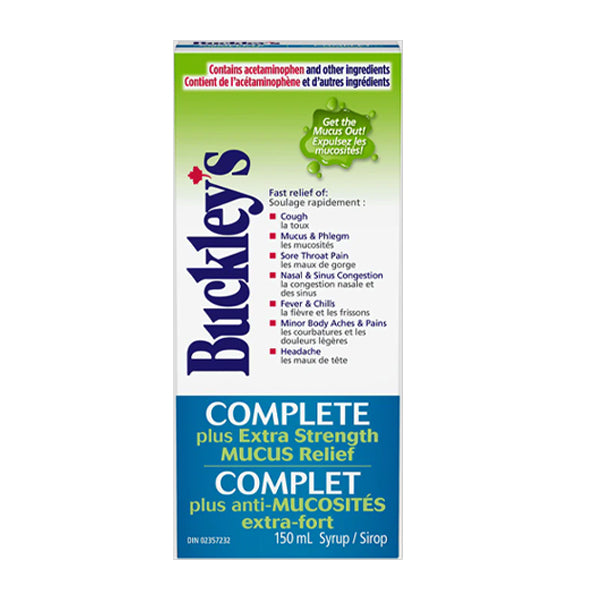 Buckley Buckley's Complete Mucus Relief Cough Cold & Flu Syrup 150 mL