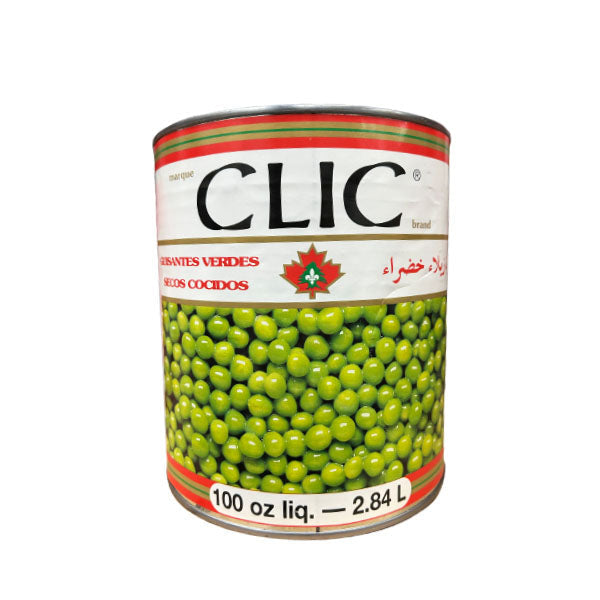 CLIC Green Peas Cooked Dry 100 oz