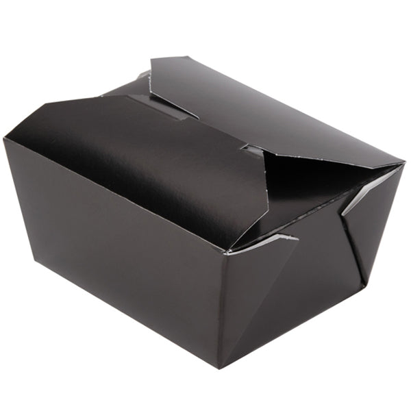 Cafe Express Black Take-out Box #3 4x50 ct