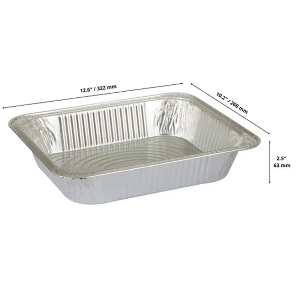 Titan Aluminum Half Size Deep Steam Table Pans 10 ct