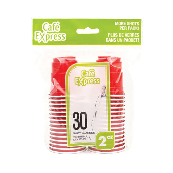 Cafe Express 2 oz Shooter Cups 20 ct