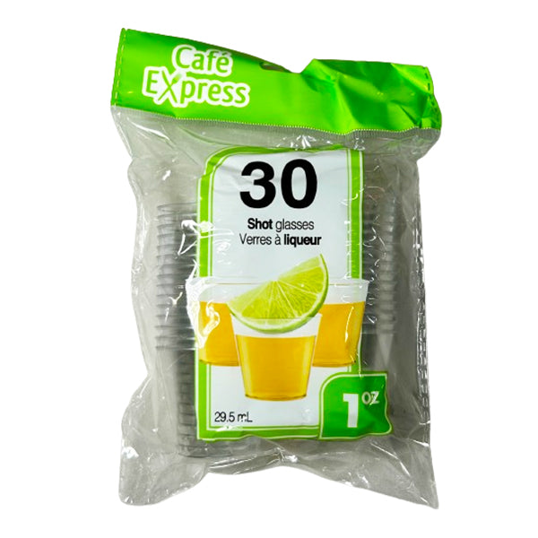 Cafe Express 1 oz Plastic Shooter Cups 30 ct