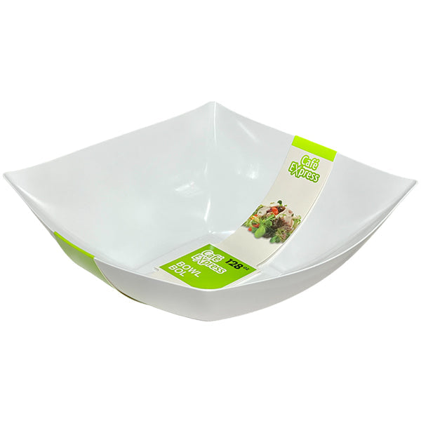 Cafe Express Square Bowls White 128 oz