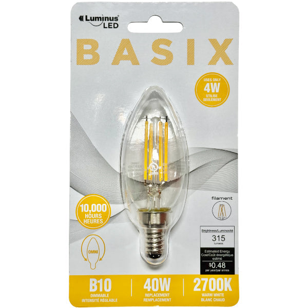 Basix 4.7 W LED Chandelier Small Base