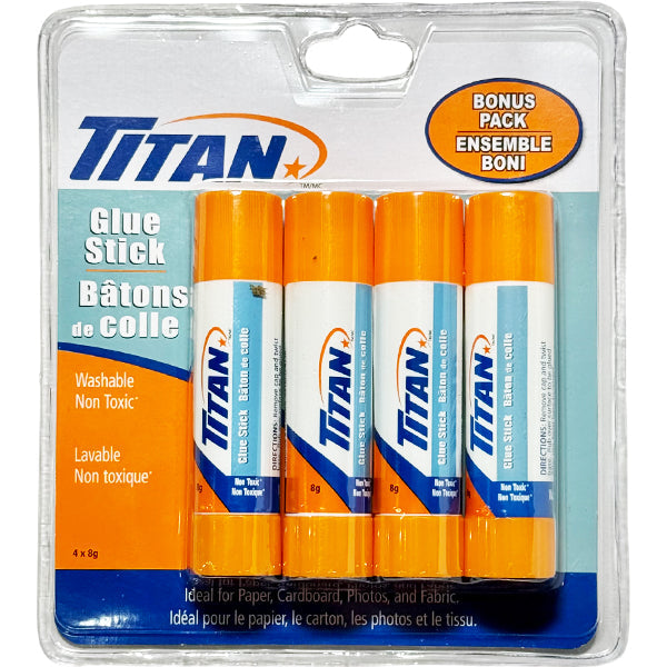Titan Glue Sticks 4x8 g