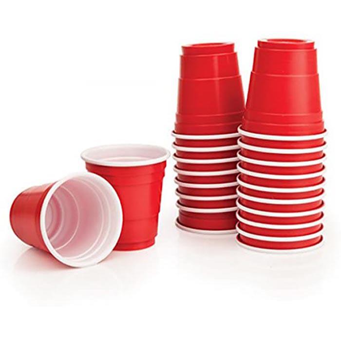 Cafe Express 2 oz Red Shot Glass 30 ct
