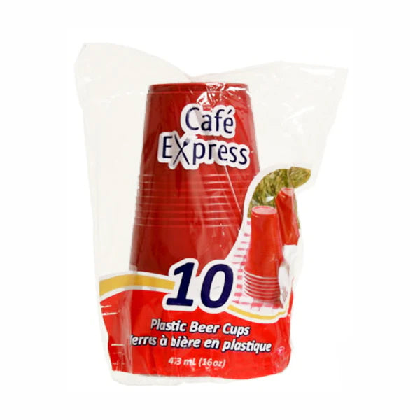 Cafe Express Exp Red Beer Cup 16 oz 50 ct
