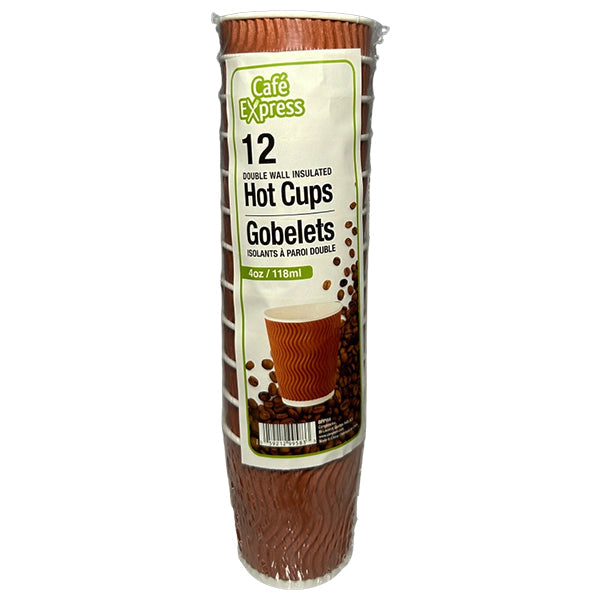 Cafe Express 4 oz Ripple Cup 12-Pack