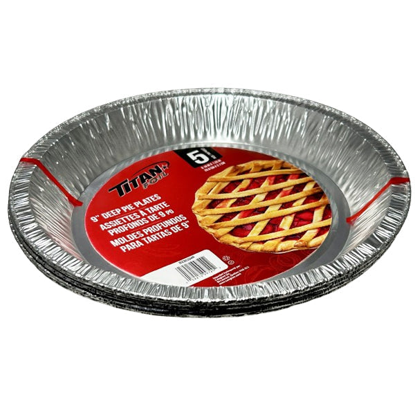 Titan Foil 9 in Deep Pie Pans 5 ct