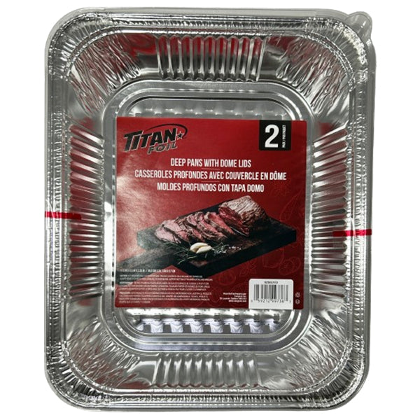 Titan Deep Pans & Dome Lids 2 ct