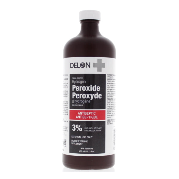 Delon Hydrogen Perox 3% 473 mL