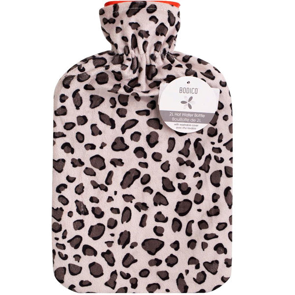 Bodico Rubber Hot Water Bottle w/ Cover 1.7 L