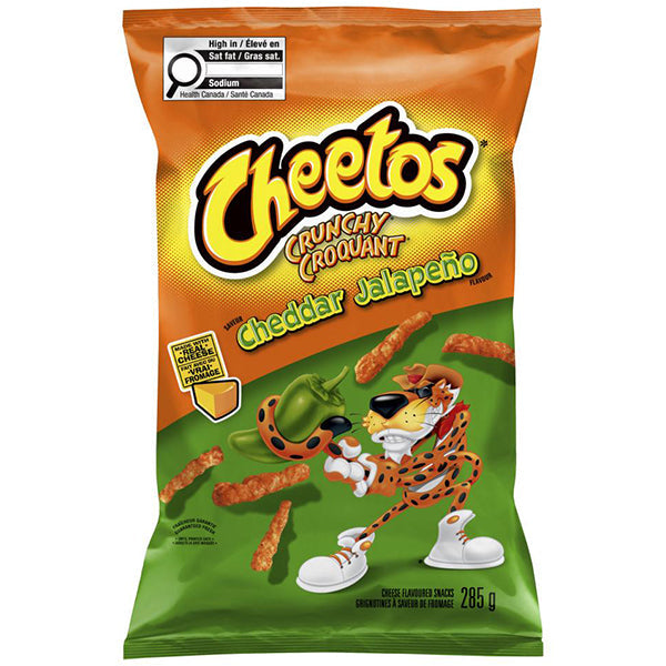 Cheetos Cheddar Jalapeno Crunchy 285 g