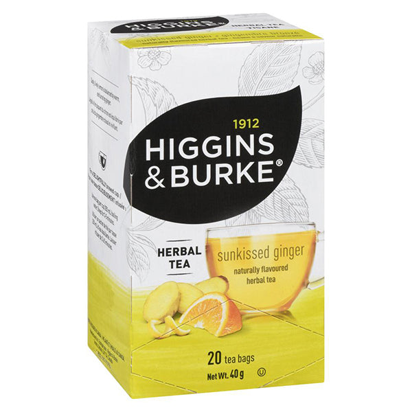 Higgins & Burke Citrus Ginger Ginseng Tea 20 ct