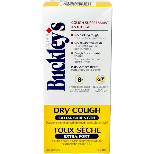 Buckleys Dry Cough Extra Strength Syrup 150 mL