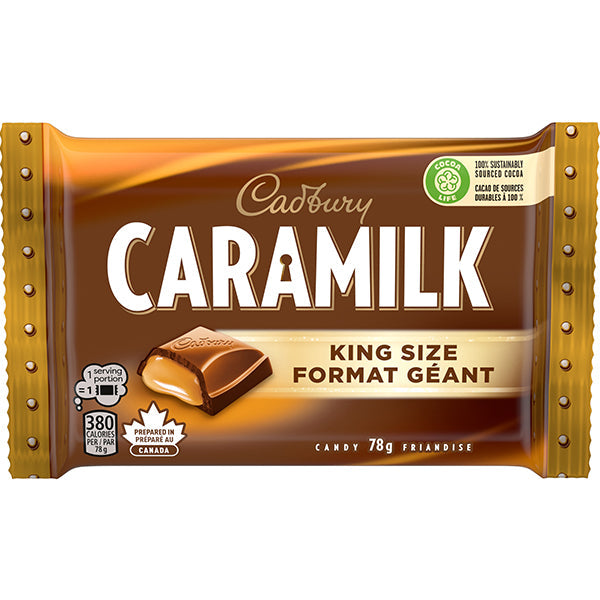 Cadbury Caramilk King Size Bars 78 g