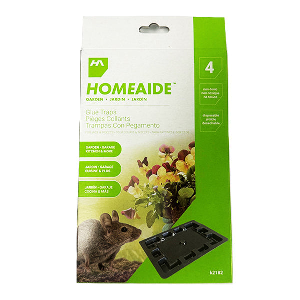 Home Aide 4-Pack Mouse Glue Trap