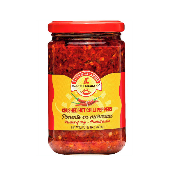 Tutto Crushed Hot Peppers 280 mL