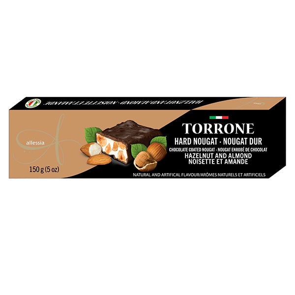 Allessia Torrone Chocolate Hard Nougat 150 g