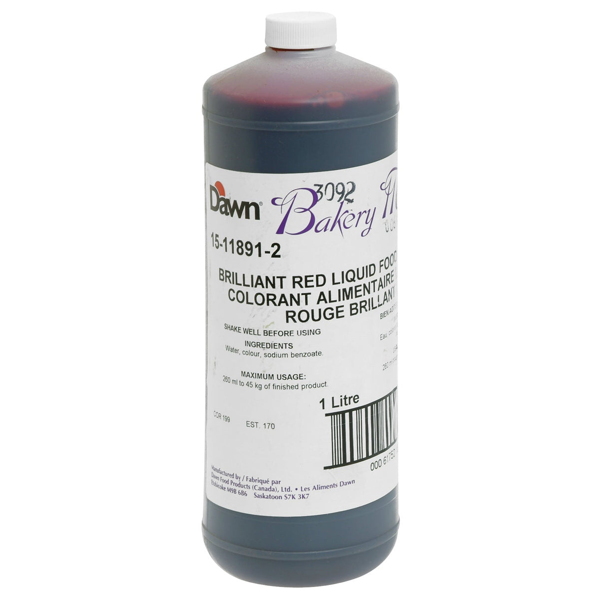 DAWN Bakery Brilliant Red Food Colour 1 L