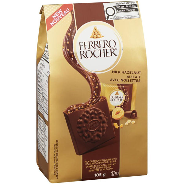 Ferrero Rocher Squares Milk Chocolate 105 g