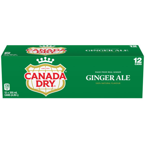 Canada Dry Gingerale Cans 355 mL
