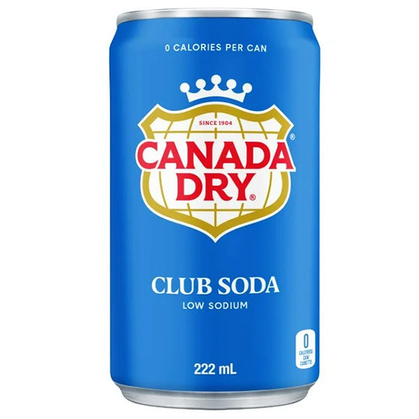 Coca Cola Canada Dry Club Soda 4x6x222 mL