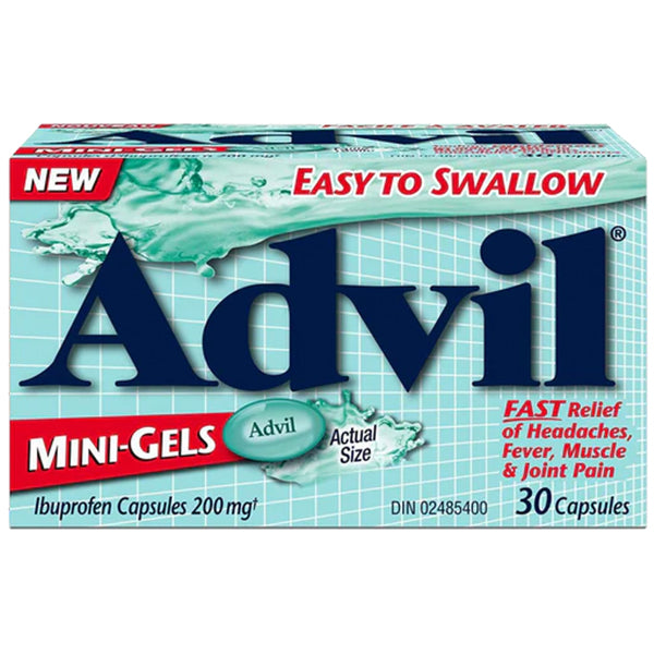 Advil Mini-gels Ibuprofen Capsules 30 ct