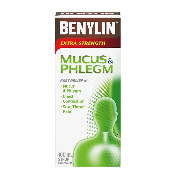 Benylin Extra Strength Mucus & Phlegm Syrup 100 mL