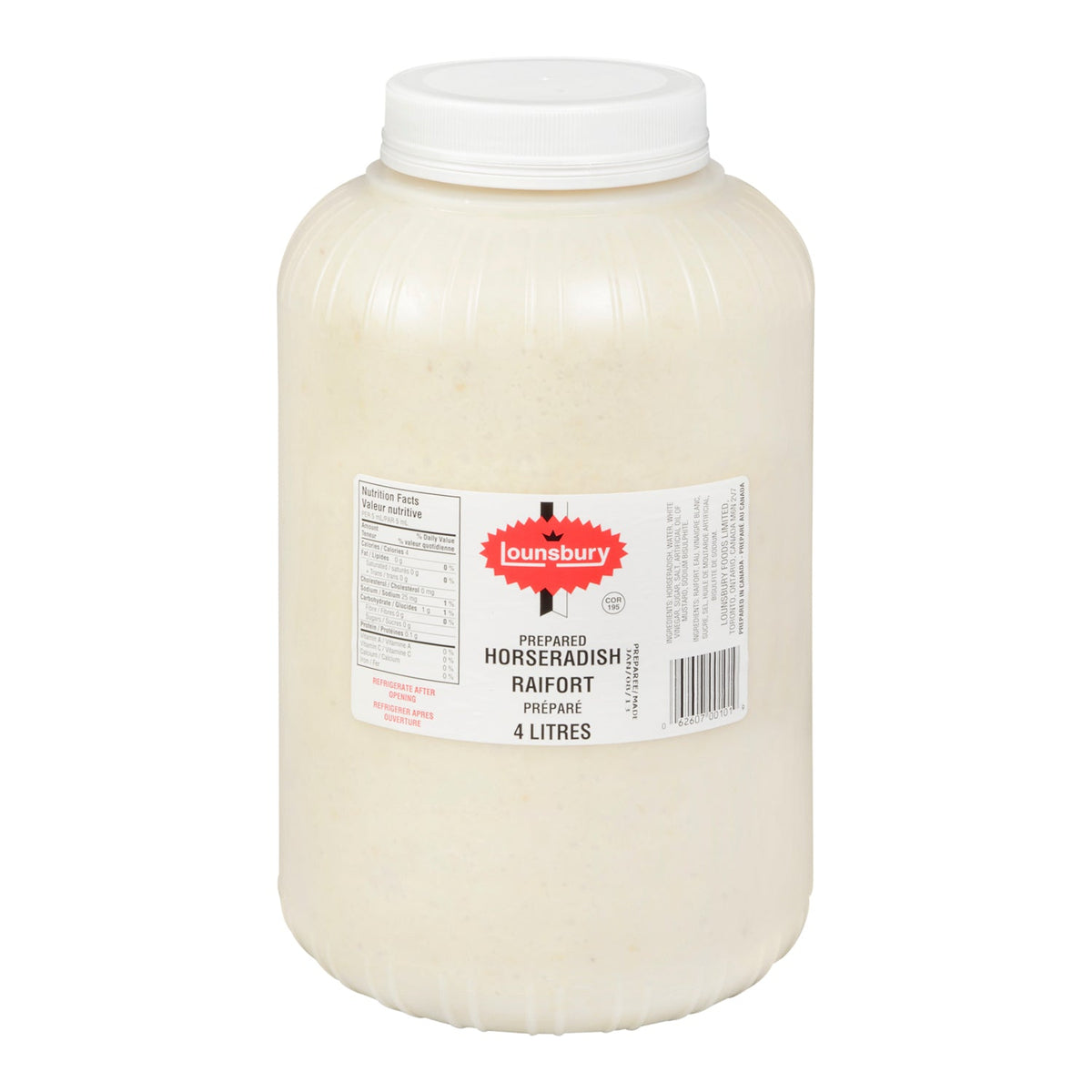 Lounsbury Horseradish 4 L