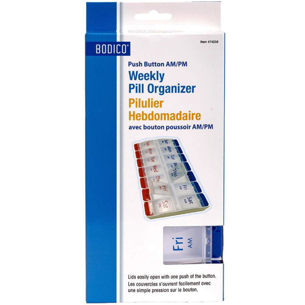 Bodico Weekly Pill Organizer