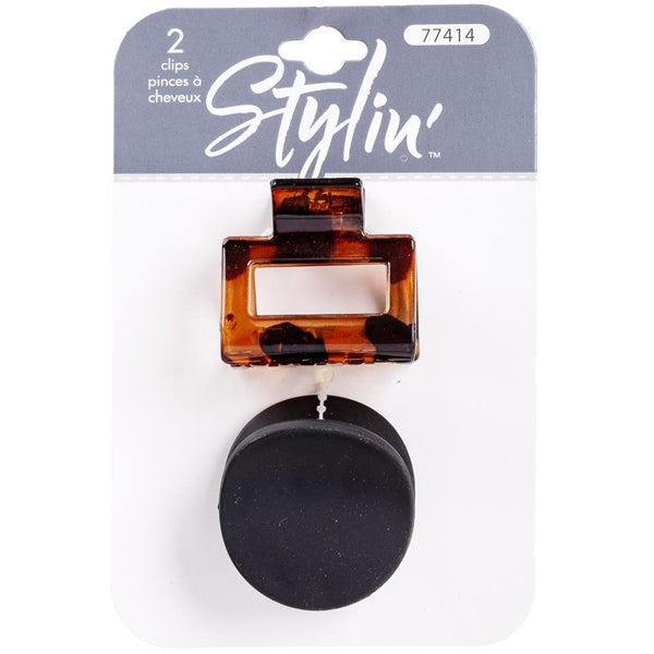 Stylin Geo Claw Clips 2 pc