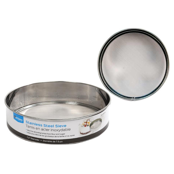 Luciano Stain Steeles Sifter Fine Mesh 7.5IN Diameter