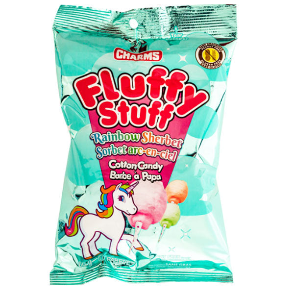 Tootsie Charms Fluffy Stuff Rainbow Sherbert 60 g