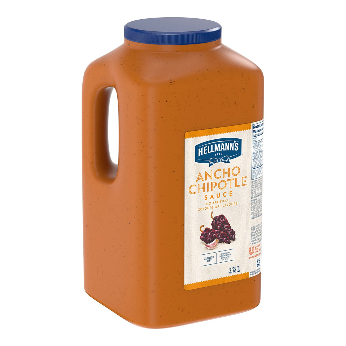 Hellmanns Ancho Chipotle Real Sauce 3.78 L