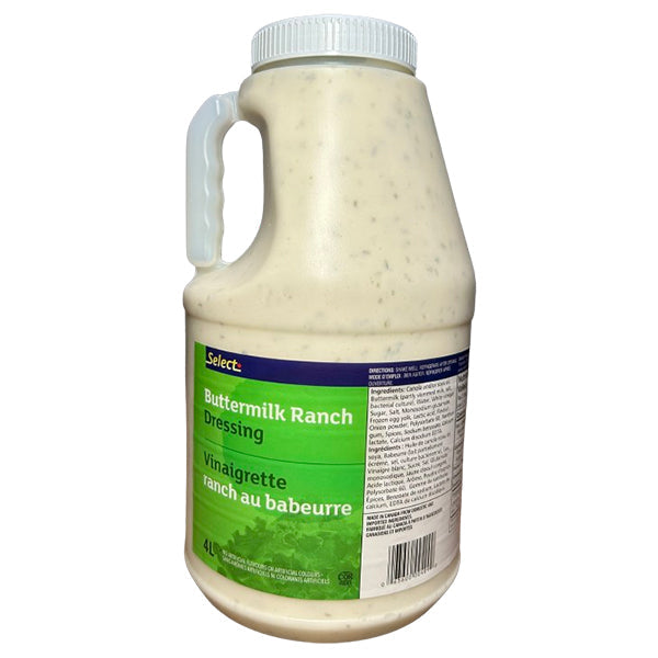 Select Creamy Buttermilk Ranch Dressing 4 L