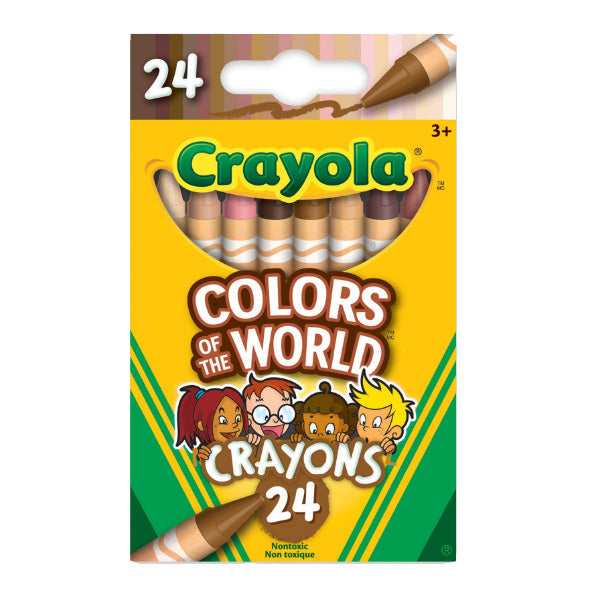 Crayola 24 pc Colours of the World Crayons