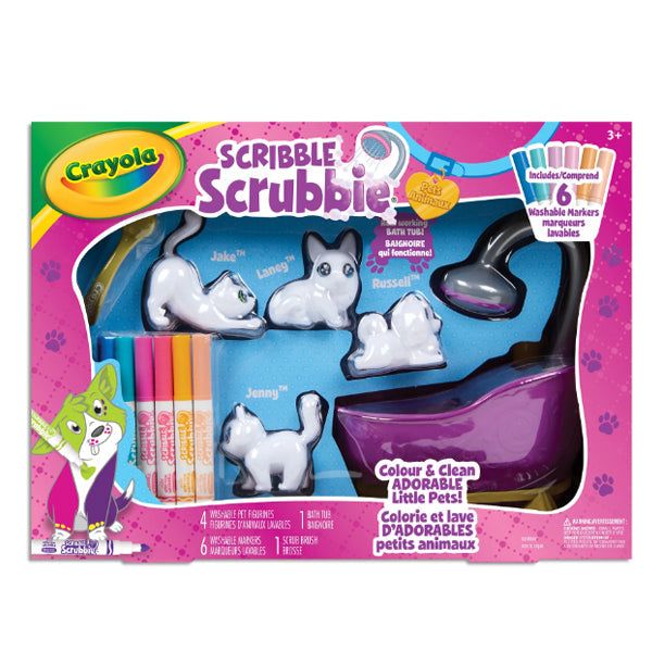 Crayola Scribble Scrubbie Pets Scrub Tub Playset