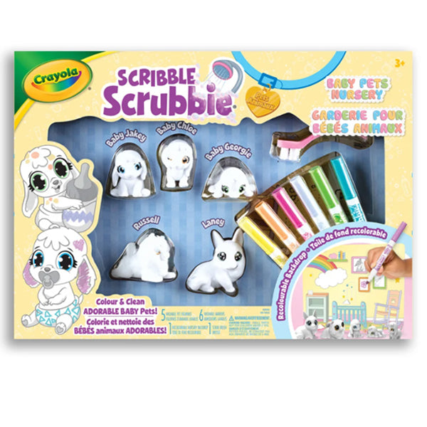 Crayola Scribble Scrubbie Baby Pets Nursery 1-Pack