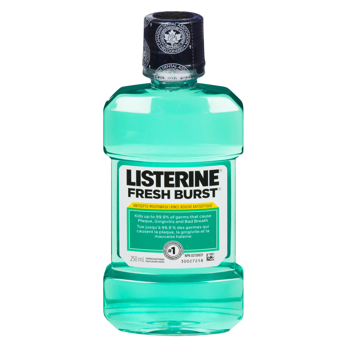 Listerine Fresh Burst Mouthwash 250 mL