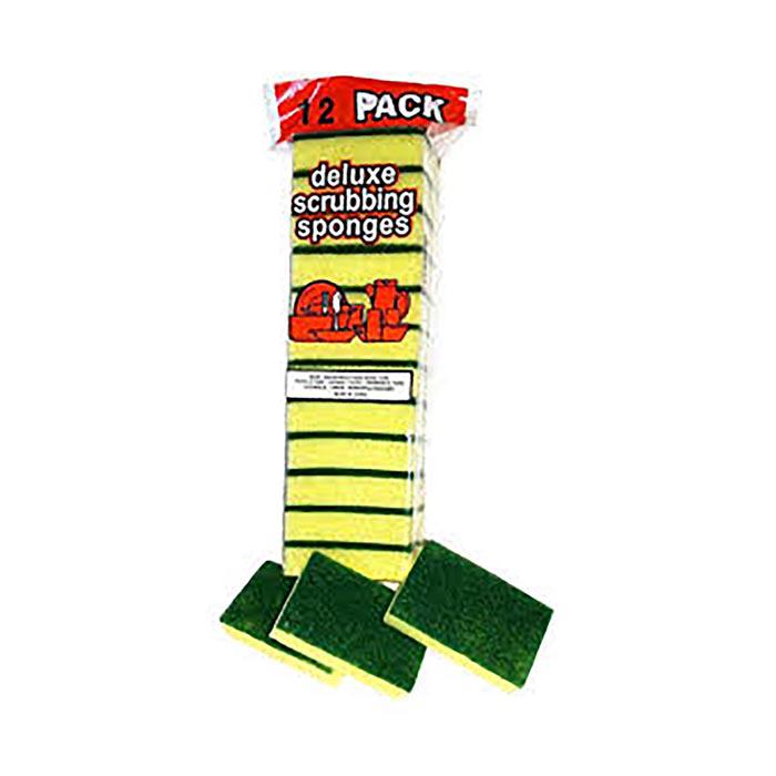 Deluxe Scrubbing Sponges 12 ct
