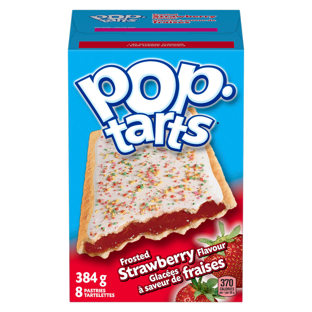 Kellogg Pop Tarts Frosted Strawberry 384 g