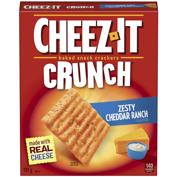 Kelloggs Cheez It Zesty Cheddar Ranch Cracker 200 g