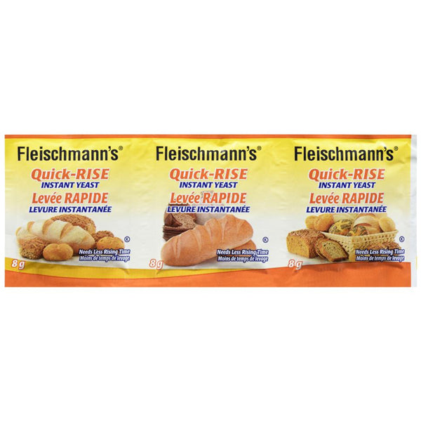 Fleischmann Quick Rise Yeast Envelopes 2x20x3 ct
