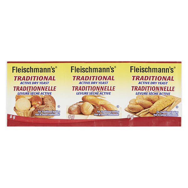 Fleischmann Traditional Yeast Envelope 3x8 g