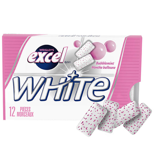 Excel White Bubblemint 12 ct