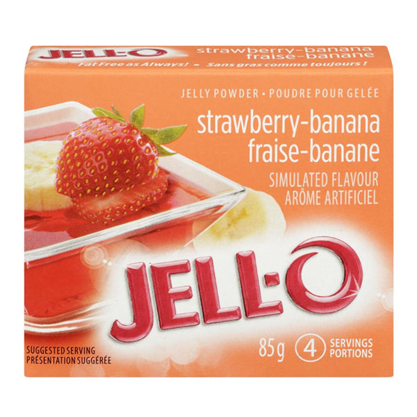 Kraft Jello Straw/banana Flavour 85 g
